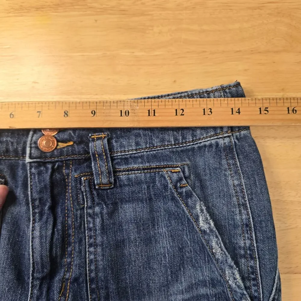 Anthropologie Pilcro Denim Medium Wash Jeans Size 4 Y2k Style